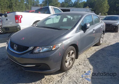 2013 Honda Civic Lx из США, поврежденный, VIN 19XFB2F55DE027730